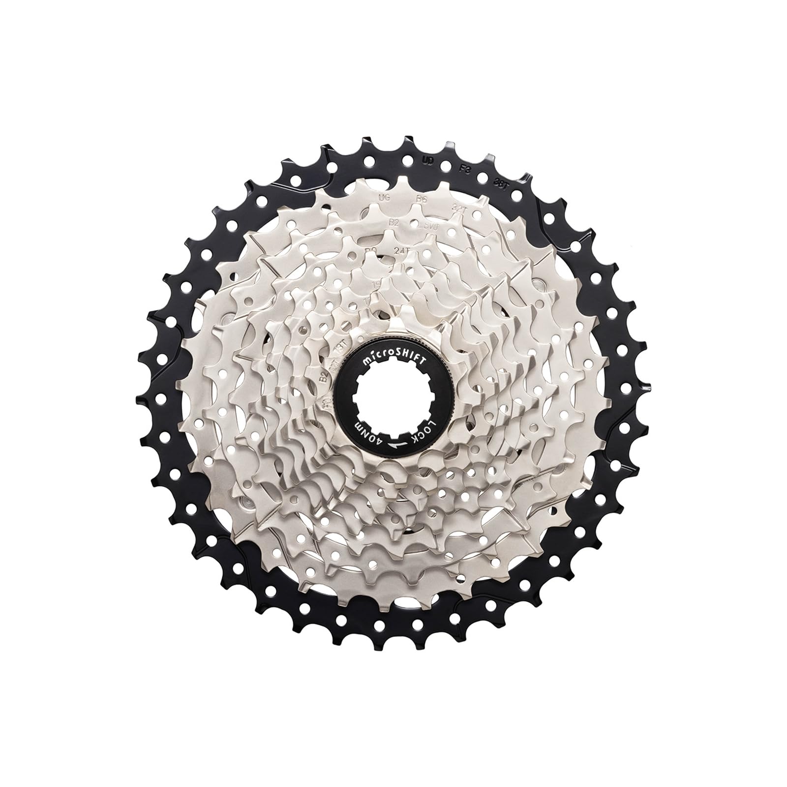 Amazon.com : microSHIFT Sword Cassette - 10 Speed, 11-38t, Full